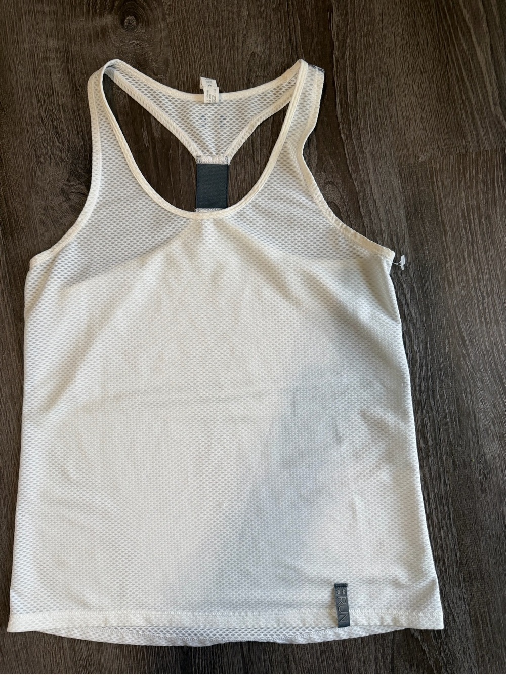 Performance Women’s White Mesh Racerback Tank size S